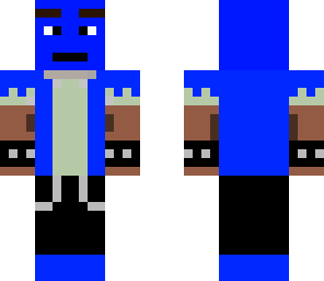 the blue man