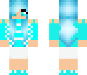 cute blue girl