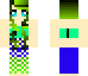 greeny hair- merie