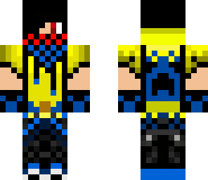 blue and yellow assasin