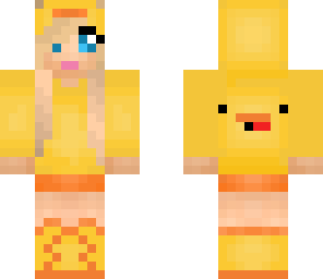 blonde derp duck girl