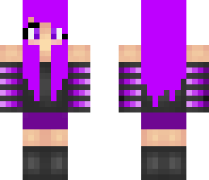 cool purple girl