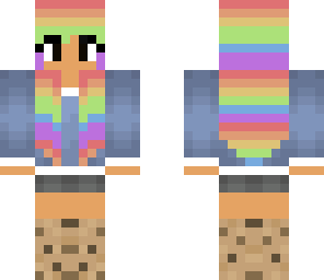 edited rainbow cookie girl