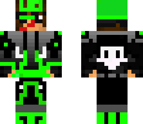 fallen green nano warrior