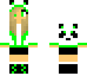 fixed green panda