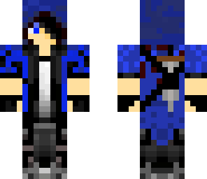 cool blue teenager