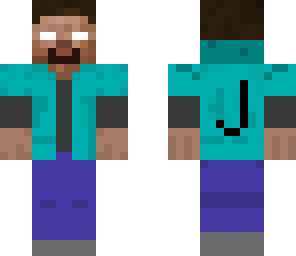 herobrine hoodie and headphones