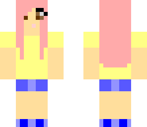 pink girl with headphone