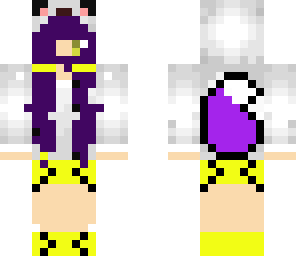 purple wolf girl