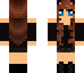 black cat girl