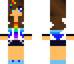 awesome rainbow girl