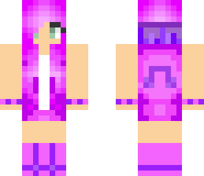 pink and purple dj girl