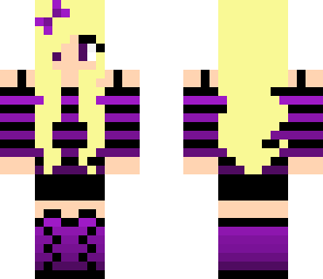purpleblond girl