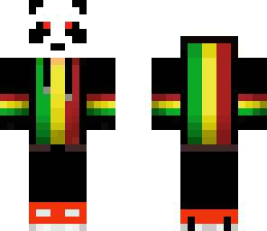 panda is done nice red shoese 