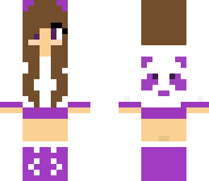 purple panda girl