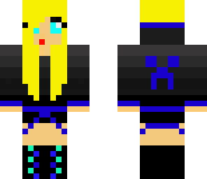 blue creeper girl