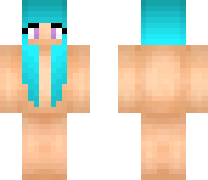 blue girl hair base