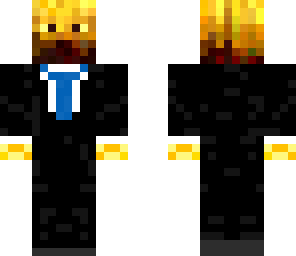 a blaze wearing a suit