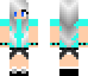 sliver haired girl