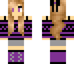 purple sweater girl