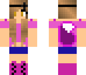 purple wolf girl