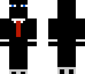 blu eyed business enderman
