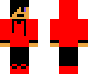 red hoodie