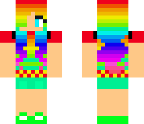 rainbow girl