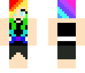 rainbow girl