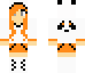 orange panda girl