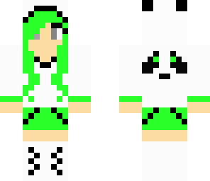lime panda girl