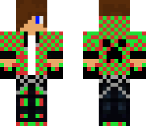red and green cool guy