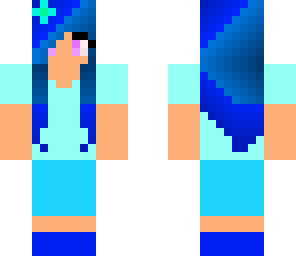blue girl