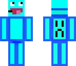 reupload of a blue iron slime