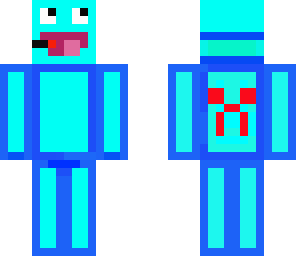 reupload of a blue iron slime