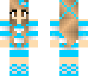 blue girl
