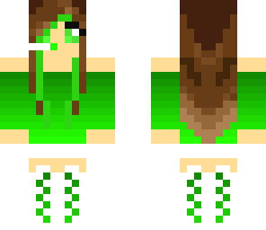 teen girl green