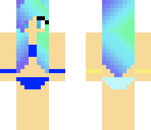 unfinished bikini girl