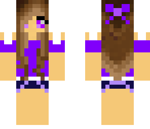 cute purple girl