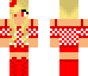 cute red bow girl