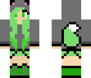 green wolf girl