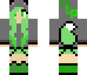 mlp green wolf girl