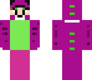mario in a barney suit