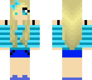 pretty blue girl