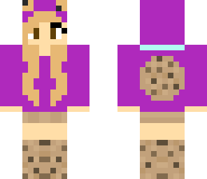 purple cookie girl
