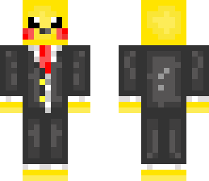 pikachu in a suit