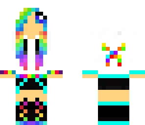 rainbow girl