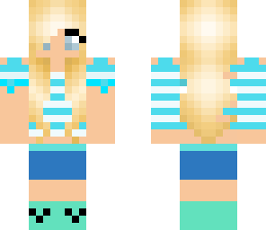 blue girl