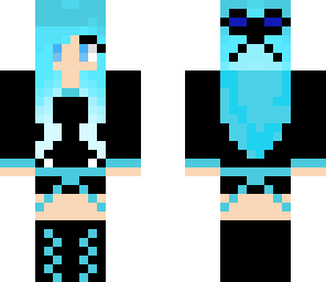 blue girl