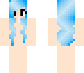 blue hair girl- hair base collection